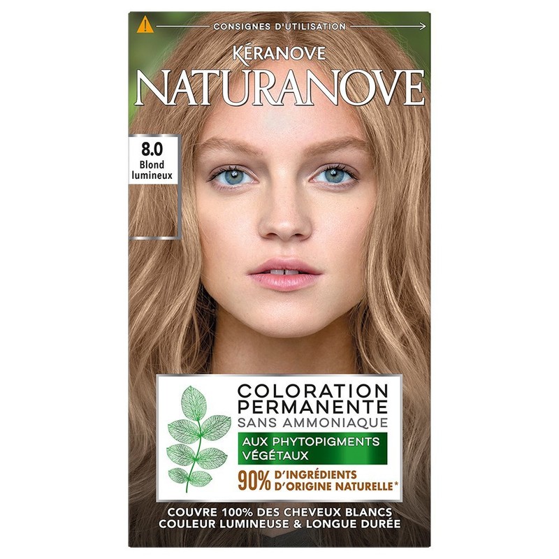 Naturanove Colouration Permanent No. 8 Blonde Lumineux