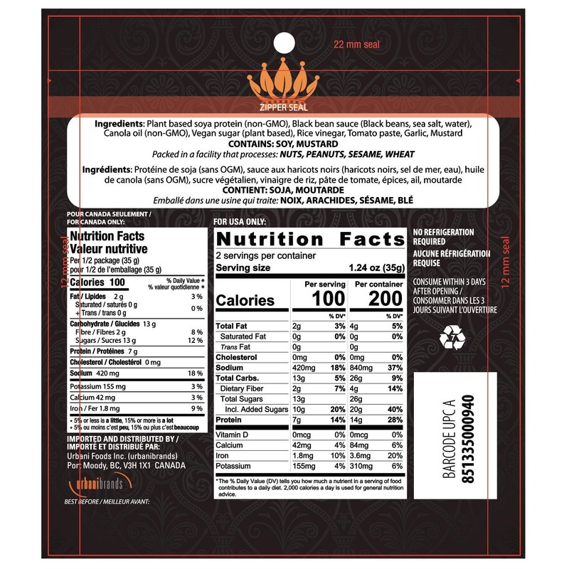 Noble Jerky – Vegan Jerky, Plant-Based High Protein Snack, Vegetarian,