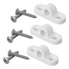 blntackle76 Set of 3-12 Plastic Awning Eyelets Wall Eyelets Vertical