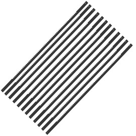 YullSorom 5 Inch Pin End Scroll Saw Blade 15 TPI for Wood, High Carbon Steel 36 Pack