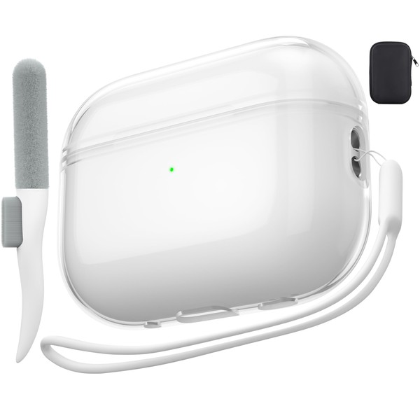 valkit Valkit Compatible Airpods Pro 2nd/1st Generation Case Clear with
