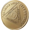 2 Year AA Medallion Large 1.5 Inch Heavy Premium Bronze