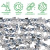 BYANE Carbide Chainsaw Chain 18 Inch, .325 Pitch, 063" Gauge,