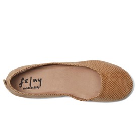 French Sole Women's Zeppa Ballet Flat, Camel, 7.5
