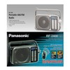 Panasonic Portable AM/FM Radio, Battery Operated Analog Radio, AC Powered,