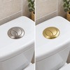 38mm Brushed Gold Dual Flush Toilet Cistern Button – ABS