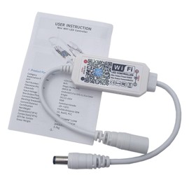 TOPXCDZ LED Smart WiFi Controller Magic Home DC12-24V Wireless Dimmer Controller Single Color LED Controller for 2835 5050 5630 5730 LED Strip