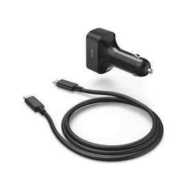 Hama Universal Car USB C Laptop Power Supply 20 V (Universal Power Supply Laptop, Tablet, MacBook, Smartphone, Charger 65 Watt, 5 V, 9 V, 12 V, 15 V, 20 V, Quick Charger with PD 3.0, 2x USB A, USB C)