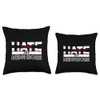 Bold Inspirational Message Love Thy Neighbors Throw Pillow