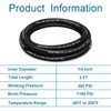 HOUSUN Fuel Line 1/4 Inch ID, Fuel Hose 5FT, J30R7