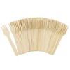 Galashield Disposable Wooden Forks Bulk 1600 Piece 6.3" Length Eco