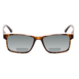 Calabria Polarized BiFocal Reading Sunglasses +3.00 Tortoise Havana/Grey Men Women Trendy Bi-Focal Sun Glass Readers Fashion
