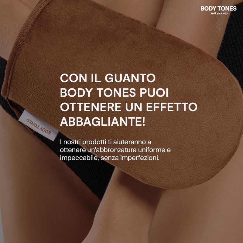 BODY TONES Guanto Applicatore Autoabbronzante – Guanto per Self Tan,