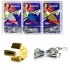 Professional Referee Whistle with Dedicated Case and Lanyard Silver Included