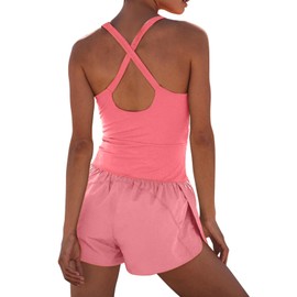 UNIANKIYA Womens Running Onesie Jumpsuits Workout Rompers One Piece Exercise Athletic Outfits Gym Yoga Clothes With Pockets