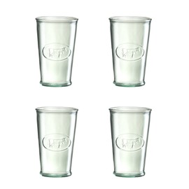 Amici Home Milk, Z7AI4474S4R, Juice De Fruit Italian DOF Glass, Set of 4, 11 oz, Clear