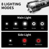 WARSUN Multi-Function Zoom Flashlight - Aluminum, Long Range Beam, USB-C