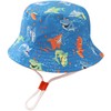 Malaxlx Kids Bucket Sun Hat Cute Shark Blue Print Summer