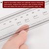 HARFINGTON Film Flexible Ruler 50cm 0.1mm Scale with R Angle