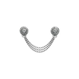 FHB 88900-81 Lionhead Chain Samuel in Silver, Universal