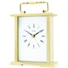 Acctim Gainsborough Mantel Clock Quartz Polished Metal Carriage Clock Energy