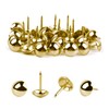Premium Gold Thumb Tacks, Extra Long Push Pins for Heavy