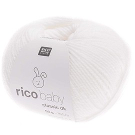 Rico Baby Classic Double Knitting - White 001