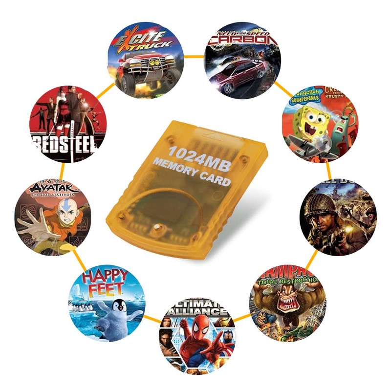 L'QECTED Memory Card for Wii/GameCube High Capacity SD Memory Card