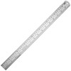 ZZTX Ruler Metal Straight Edge Stainless Steel Ruler 16 Inch