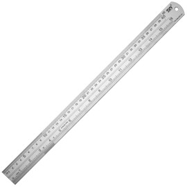 ZZTX Ruler Metal Straight Edge Stainless Steel Ruler 16 Inch Ruler Set Rulers Bulk 1 Pack
