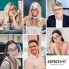 Gaoye 6-Pack Reading Glasses Blue Light Blocking,Spring Hinge Readers for