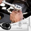 truee 14-piece socket spanner nut set, 6-piece socket adapter, 1/4,