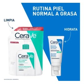 Gel Limpiador Espumoso Piel Normal A Grasa 473 Día/noche Cerave