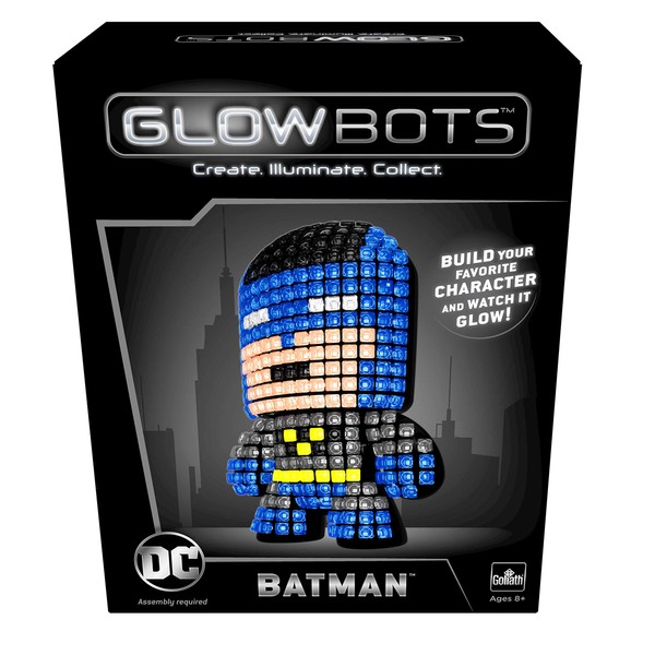 Goliath DC Glowbot Batman, Multicolor