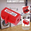 Washing Machine Plug Lock, Power Plug Protection Box with Padlock,