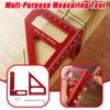 Woodworking Angle Ruler, 3D Woodworking Square Protractor, 3D Multi Angle