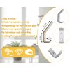 EBaokuup 6 Set Helmet Holder - Wall Mounted Motorbike Helmet