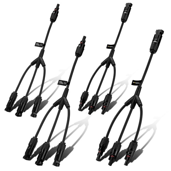BougeRV Solar Y Branch Connectors Solar Panel Parallel Connectors 1
