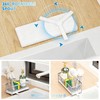 Cisily Sponge Holder for Kitchen Sink, Sink Caddy Organizer with