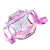 450ml Kids Water Cup with Handle and Lanyard Plastic Straw