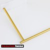 JQK Hand Towel Holder Stand Brushed Gold, Modern Tree Rack