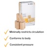 McKesson Elastic Cohesive Bandages, Beige, Non-Sterile, 4 in x 5