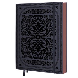 BIROYAL A5 Dotted Notebook, Hardcover Leather Bullet Dot Grid Journal, 256 Pages for Writing, Inner Pocket, 120gsm Paper, for Women Men Notes, Doodling, 14.8 x 21 cm