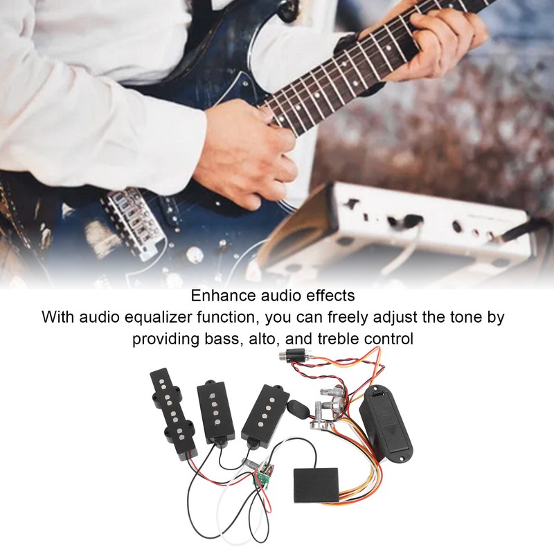 Electric Bass Pickup Excellent Audio Output Preamp Wiring Circuit Guitar
