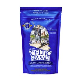 Celtic Sea Salt, Light Grey Mineral Sea Salt, 1 Pound Resealable Bag Unrefined, Hand-Harvested, Vital Minerals, Family Founded Since 1976