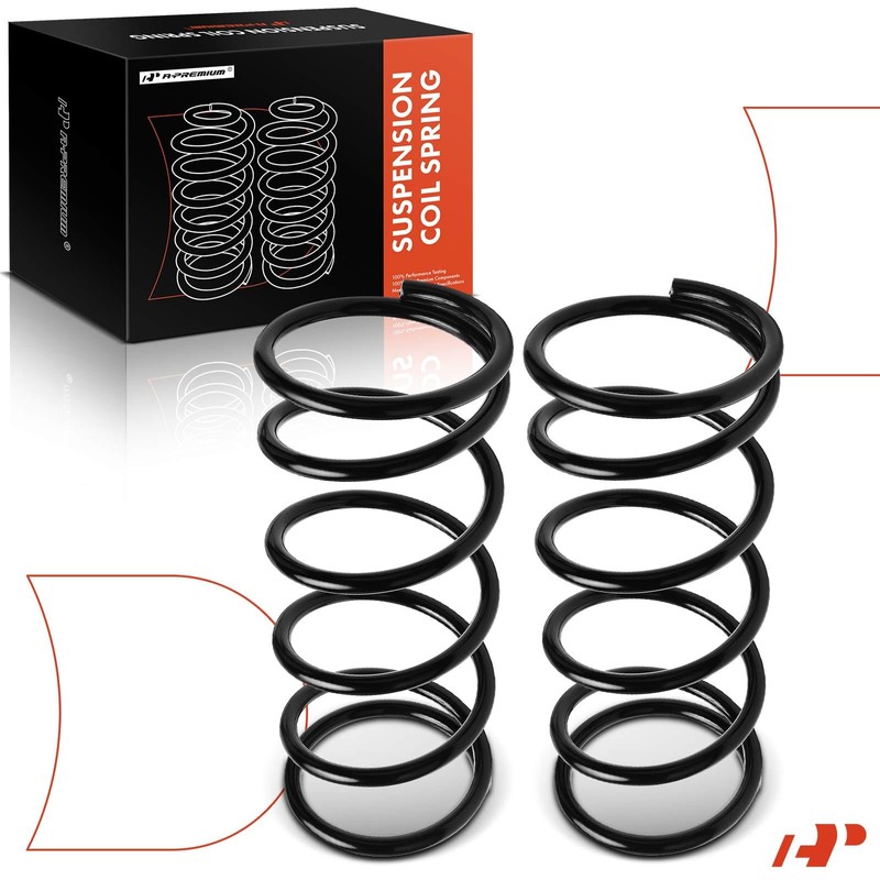 A-Premium 2Pcs Rear Suspension Coil Spring Set Compatible with Nissan