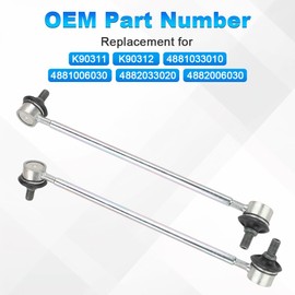 VANJING 2PCS Front Stabilizer Sway Bar End Links Compatible with Lexus ES300 RX300 Toyota Avalon Camry Solara Suspension Stabilizer Bar Link Replacement for K90311 K90312 4881033010