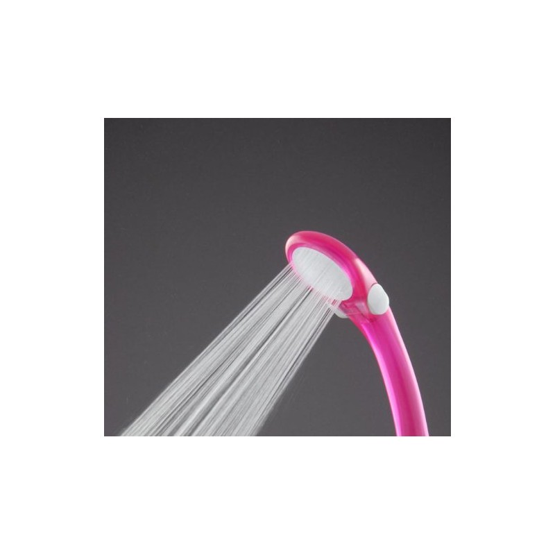 SANEI PS39631-80XA-CP6 Showerhead, Chamoisy, Water Saving, Hand Stop, Skeleton Pink