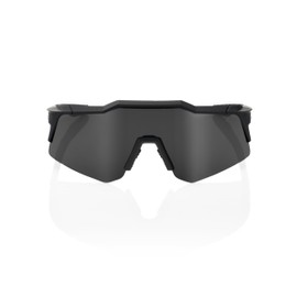 100% Speedcraft XS Sport Performance Cycling Sunglasses (Soft Tact Black - Smoke Lens)