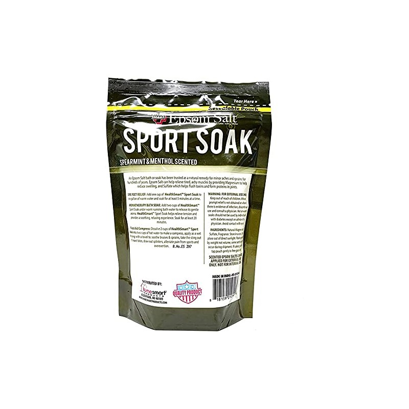 Natural Epsom Salt (Spearmint & Menthol Sports Soak)